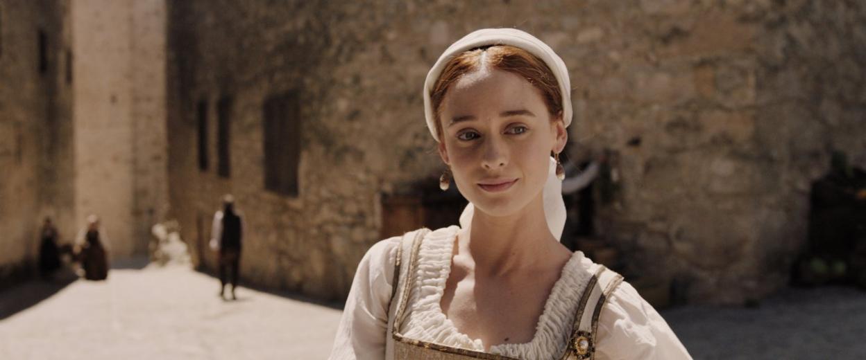 Elena Rivera interpreta a Inés en la serie 'Inés del alma mía' que prepara TVE en varios países, entre ellos España y Chile. :: R. C.