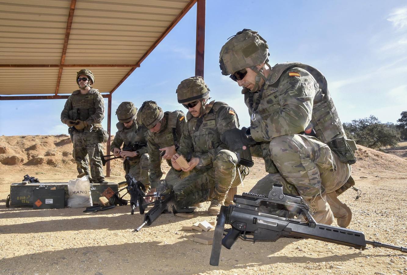 Fotos: 150 militares extremeños comienzan en noviembre su misión en Irak