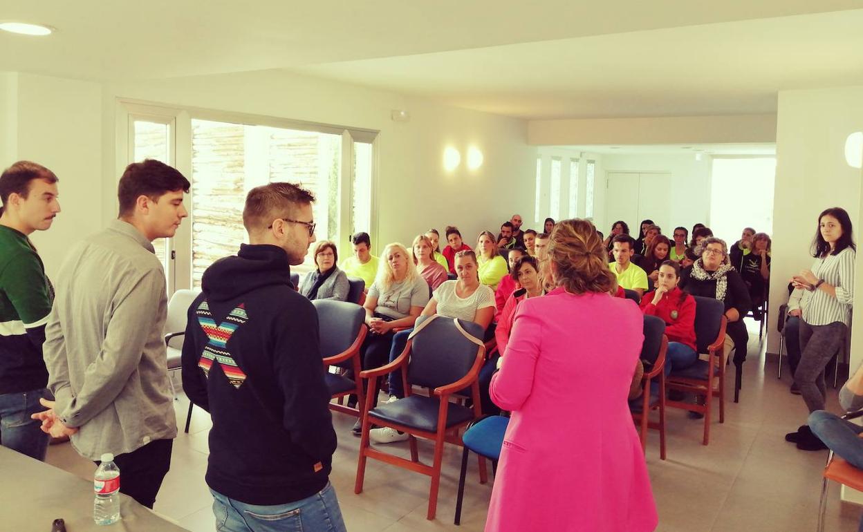 Imagen del encuentro celebrado en Carcaboso la semana pasada.