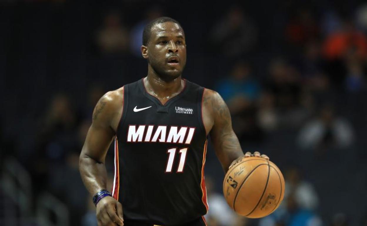 Dion Waiters, durante un partido con los Miami Heat.