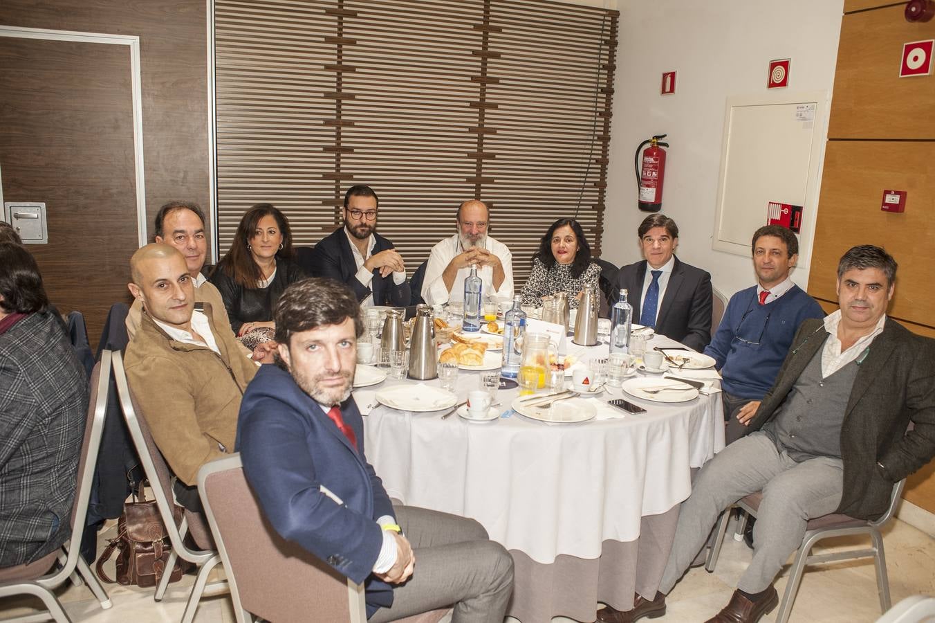 Abraham Andrade, Sergio de Sancho, Pedro Durán, Mª Dolores Cabrera, Jesús Pinna, Miguel Lavado, Carmen Guisado, Antonio Ramón Aranda, Francisco Hortet y Pedro Rafael Pedrero.