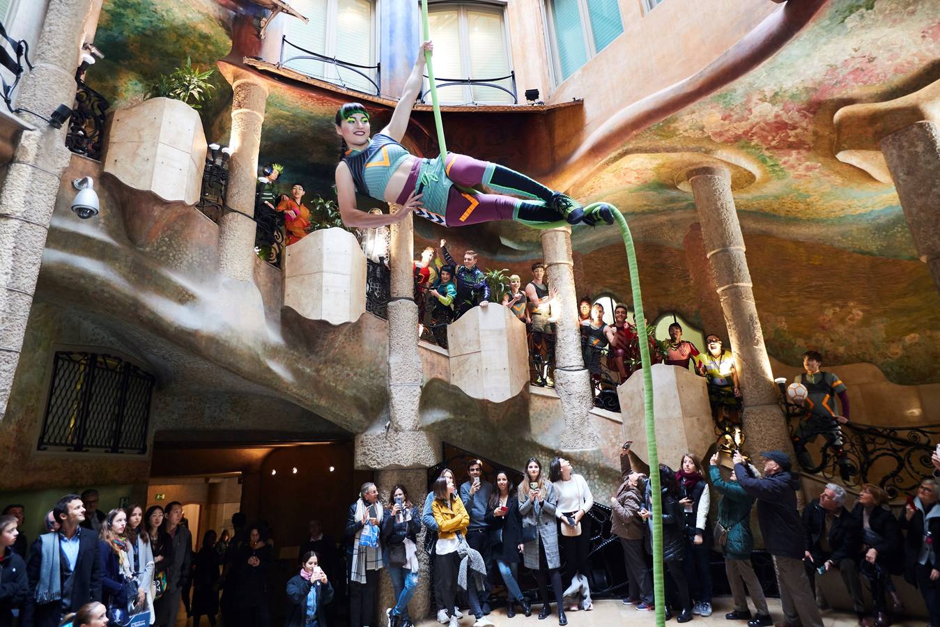 Fotos: El Cirque du Soleil desembarca en La Pedrera