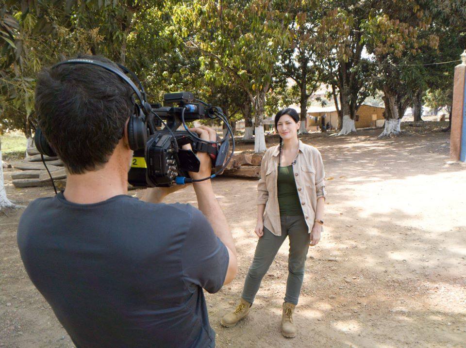 Ana Carretero es reportera en 'Titanes sin Fronteras'. 