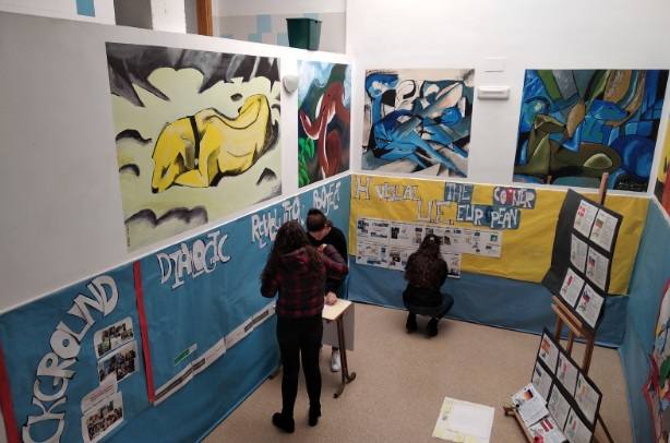 European Corner, un rincón con información europea. 