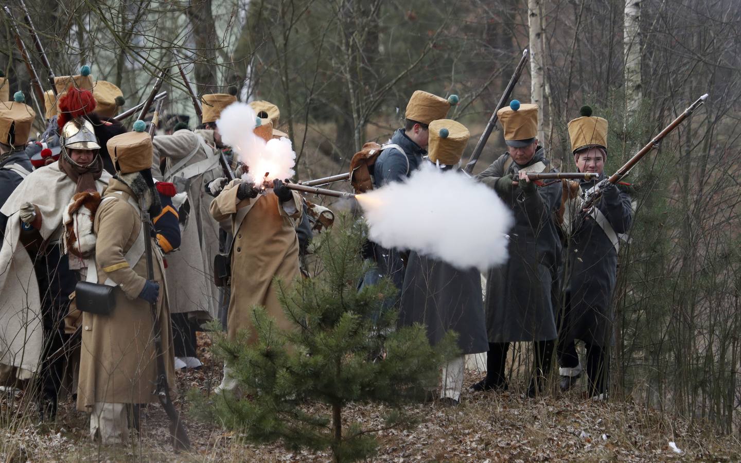 Fotos: Recreación de la Batalla de Berezina de 1812