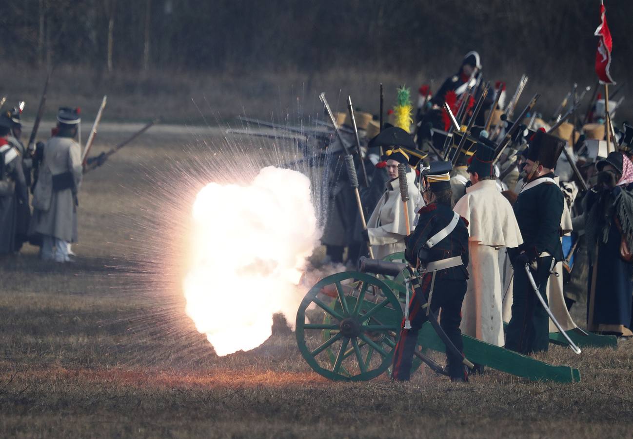 Fotos: Recreación de la Batalla de Berezina de 1812