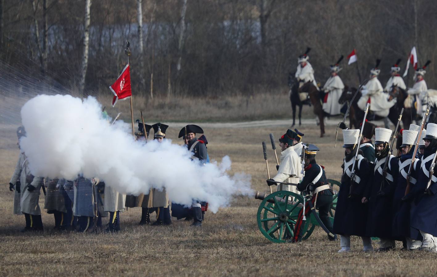 Fotos: Recreación de la Batalla de Berezina de 1812