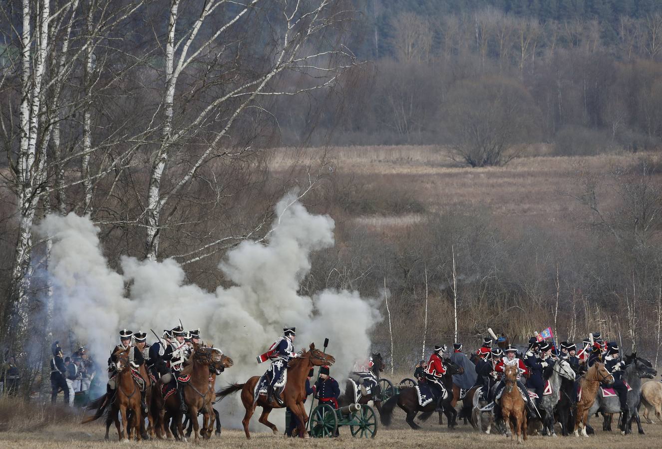 Fotos: Recreación de la Batalla de Berezina de 1812