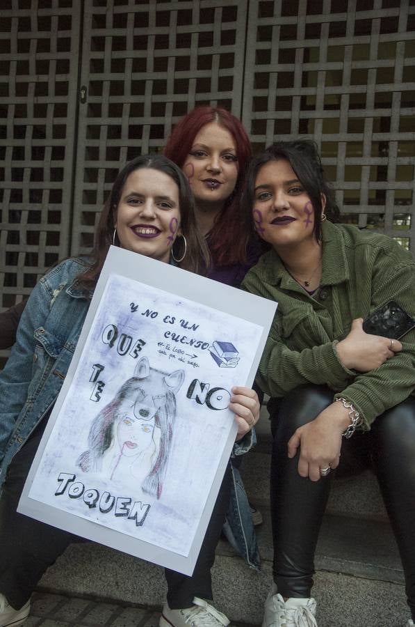 Manifestación contra la violencia de género en Badajoz