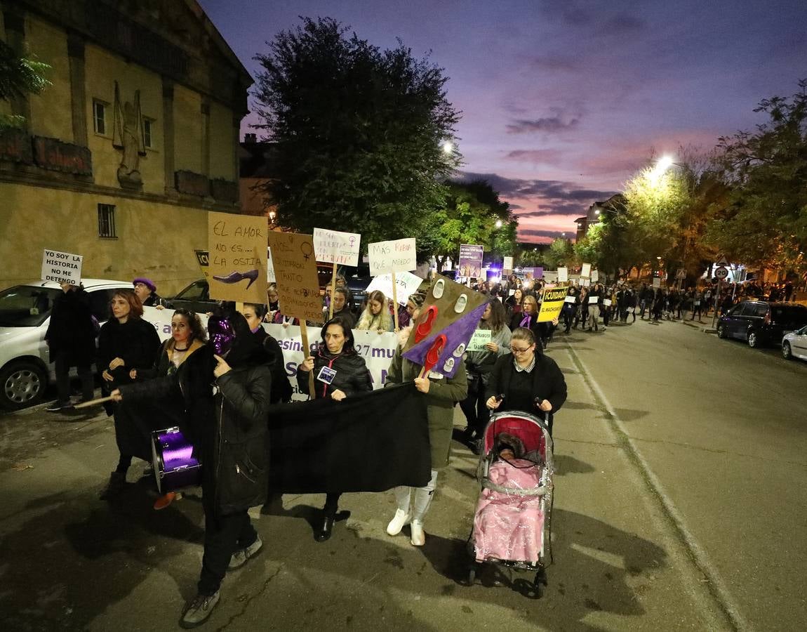 Manifestación contra la violencia de género en Mérida