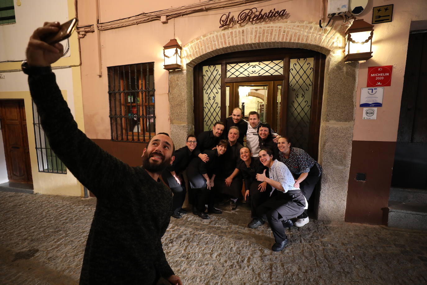 Fotos: Cena estrellada en Zafra