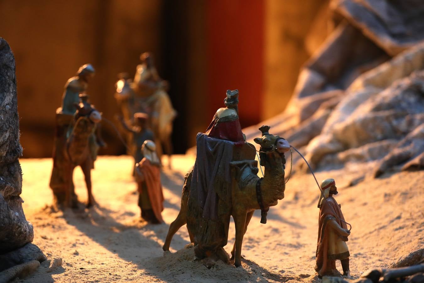 Fotos: El Belén municipal de Mérida ocupa 140 metros y tiene 240 figuras