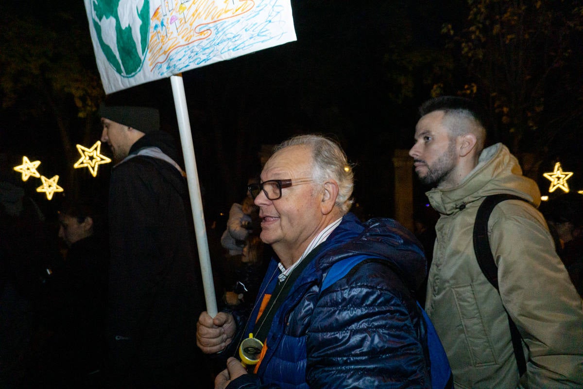 Fotos: Participantes extremeños en la marcha por el clima celebrada en Madrid