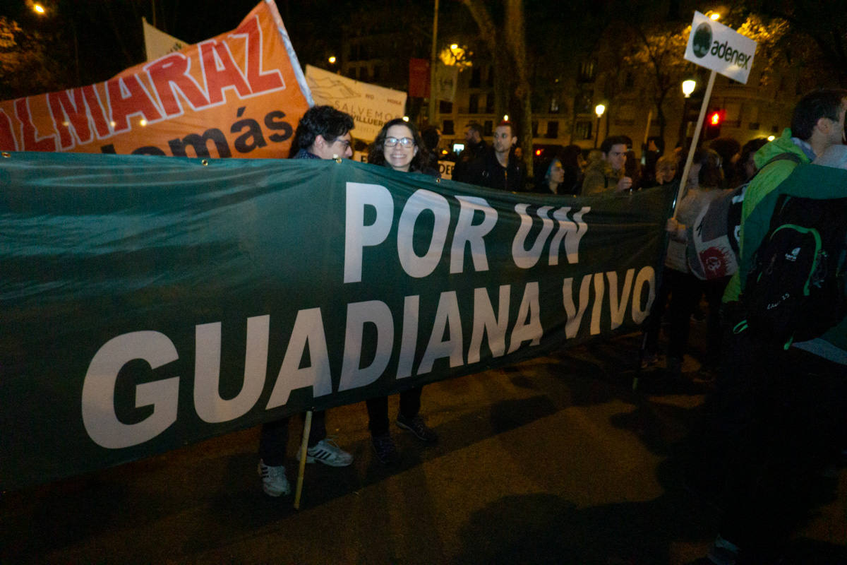 Fotos: Participantes extremeños en la marcha por el clima celebrada en Madrid
