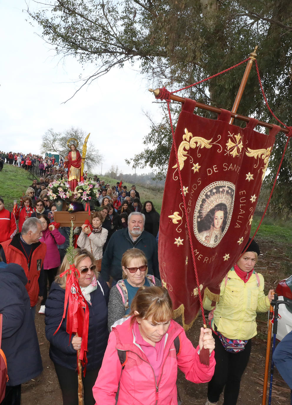 Procesión celebrada en la mañana de este lunes.