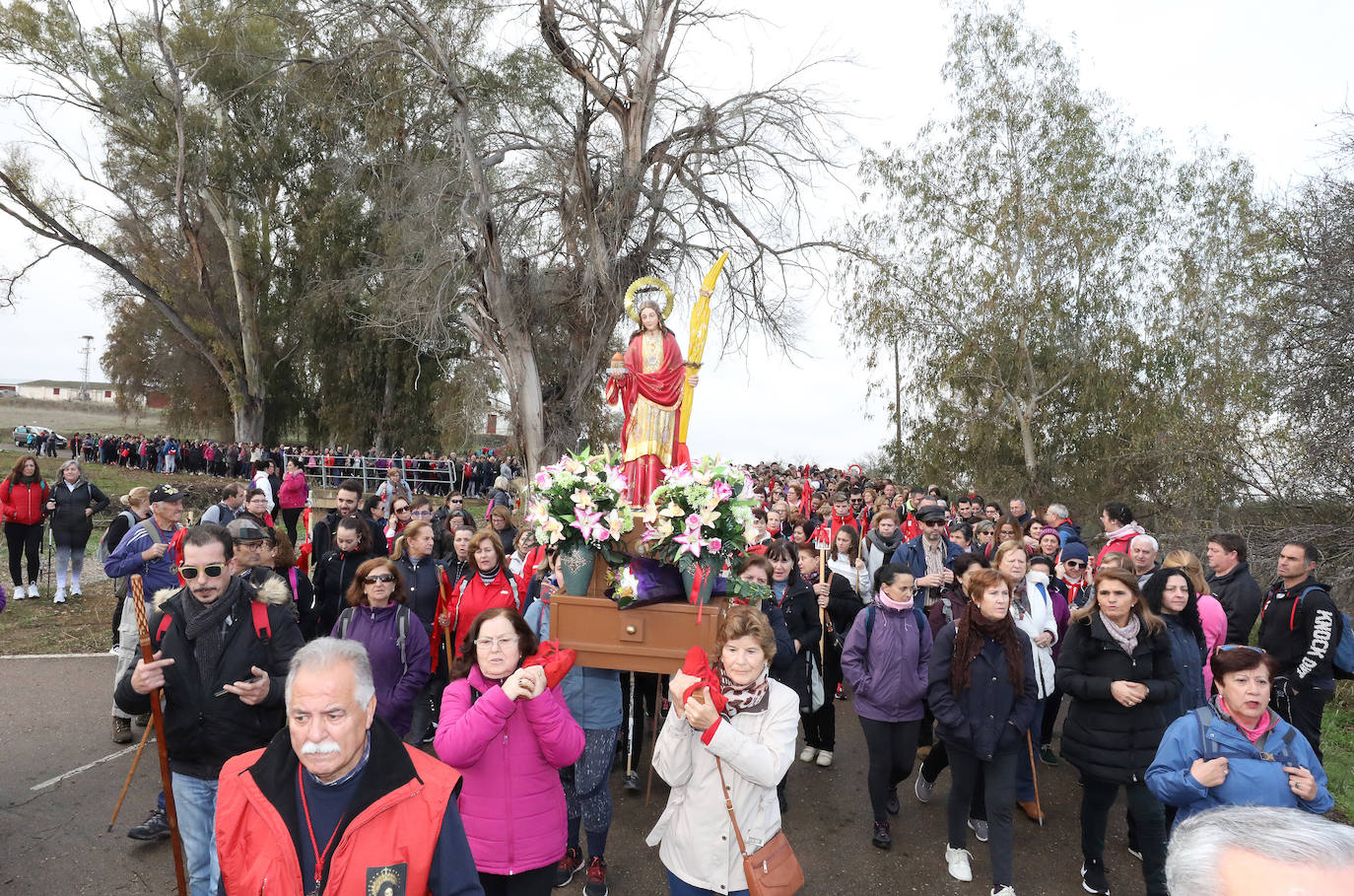 Procesión celebrada en la mañana de este lunes.