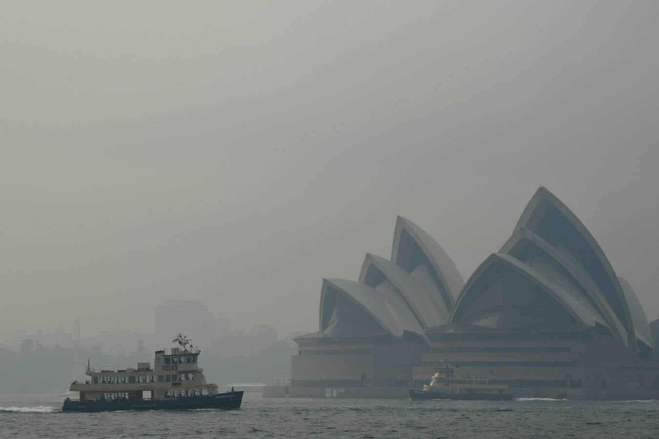 Fotos: El humo y la neblina de los incendios en Nueva Gales del Sur se cierne sobre Sydney