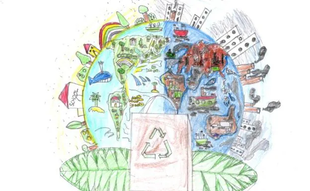 Seis dibujos de niños extremeños para concienciar del consumo responsable |  Hoy