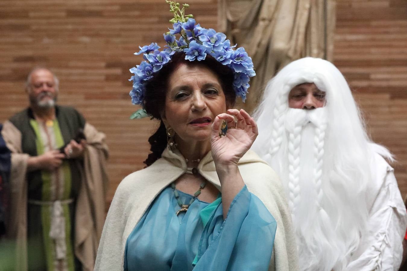 Fotos: El Museo de Arte Romano acoge la fiesta de la Saturnalia