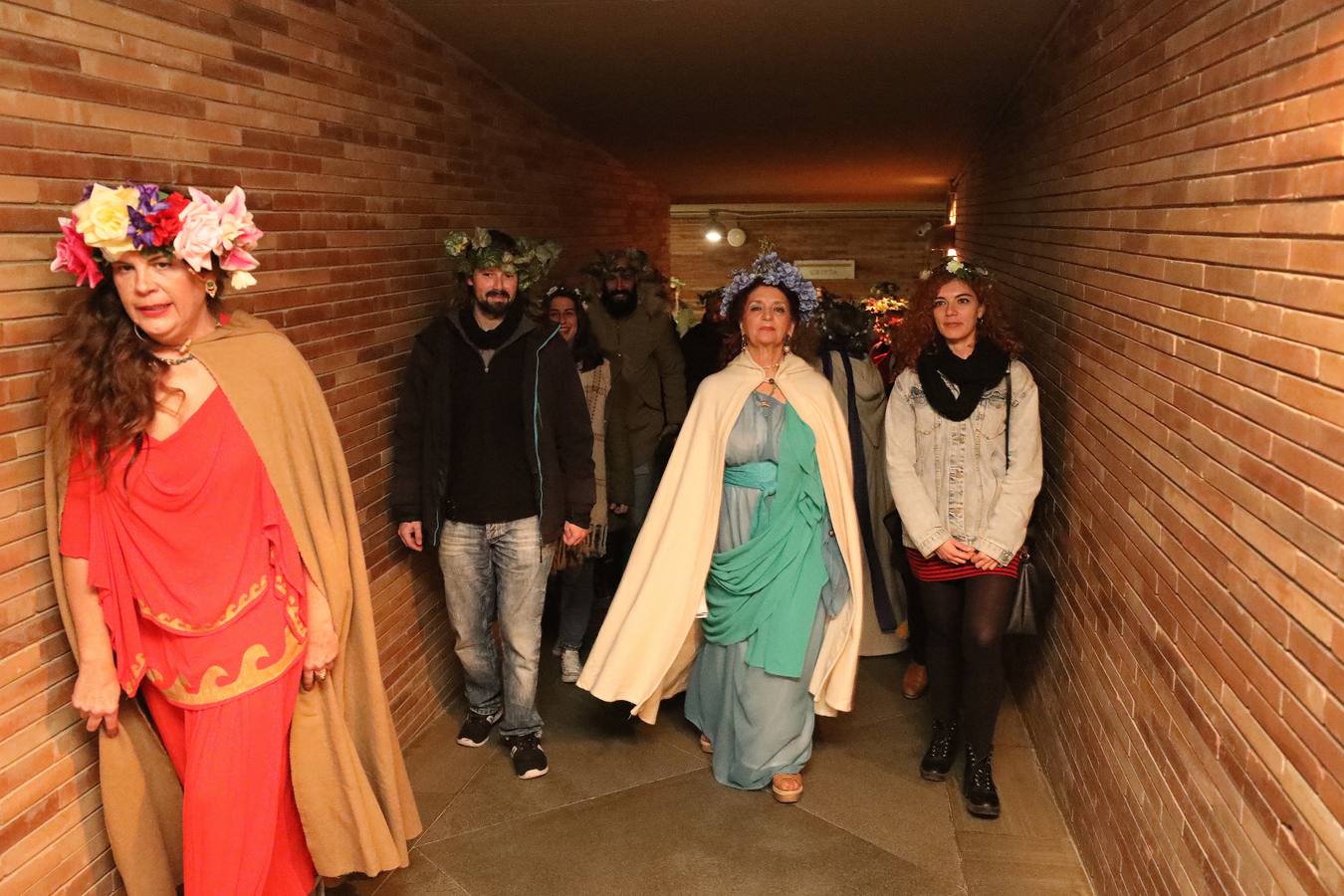 Fotos: El Museo de Arte Romano acoge la fiesta de la Saturnalia