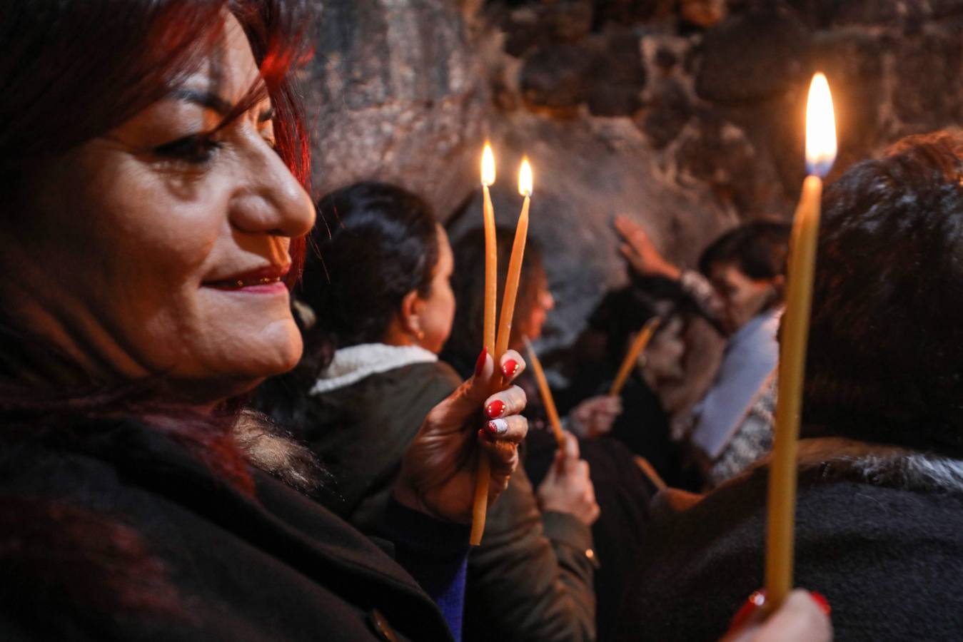 Fotos: Celebración del Día de Santa Bárbara en Cisjordania