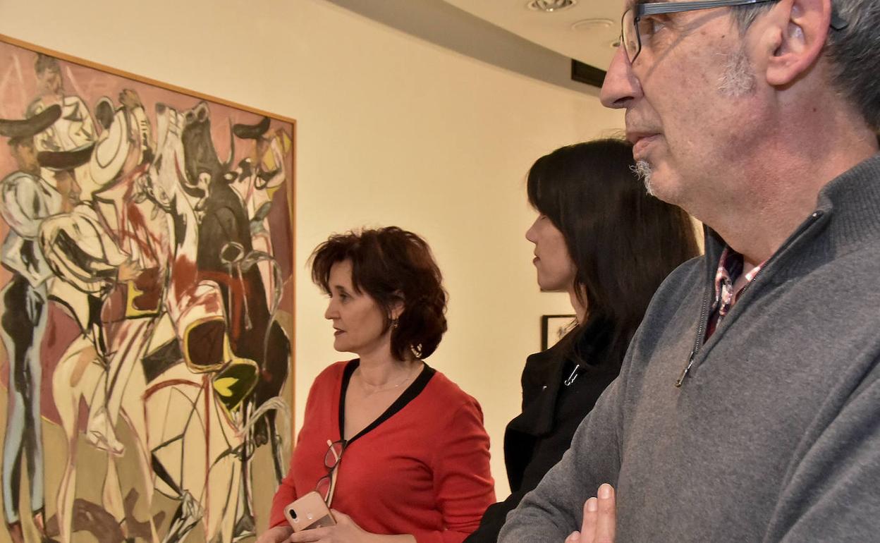 Imagen de la exposición que comenzó este martes en el Meiac.