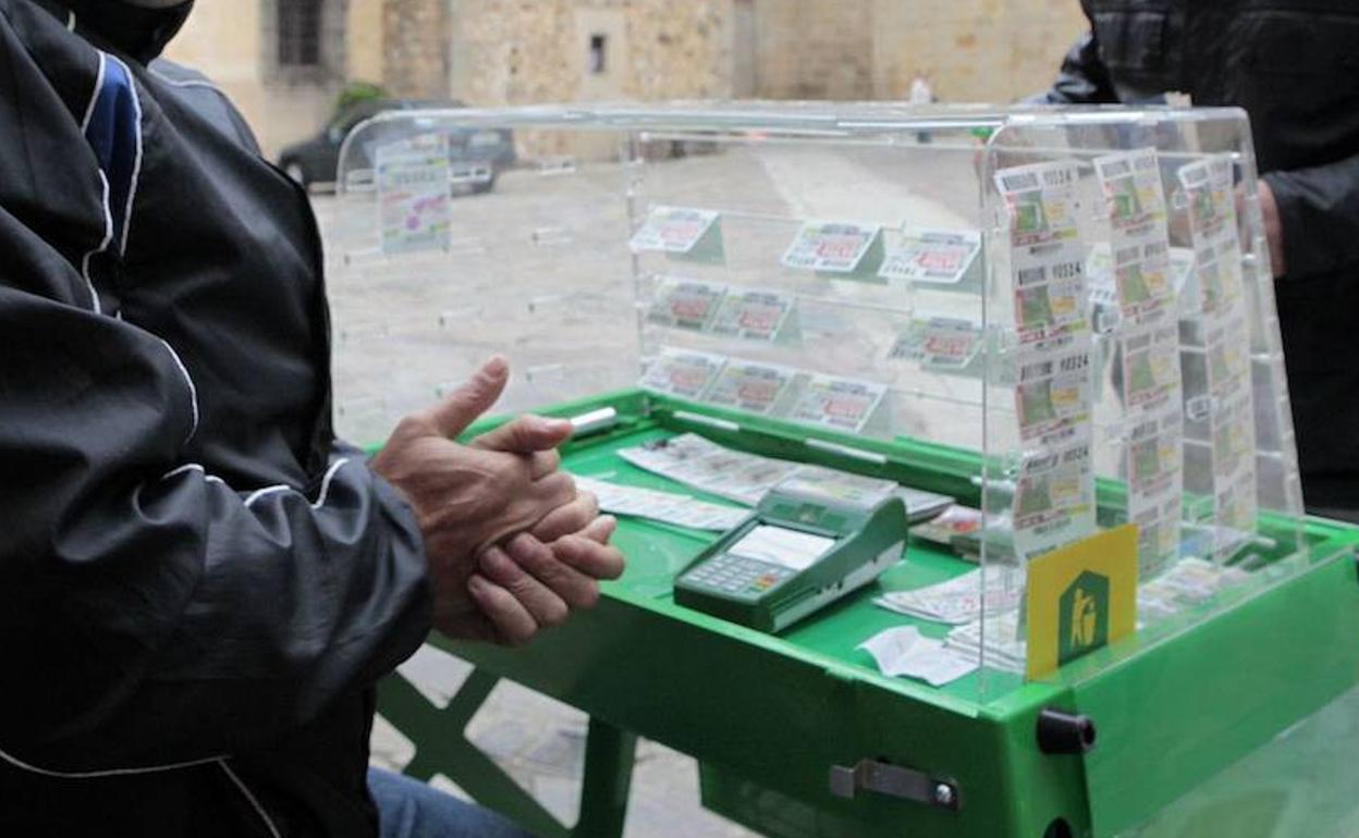 Imagen de archivo de venta de cupones de la Once:: 