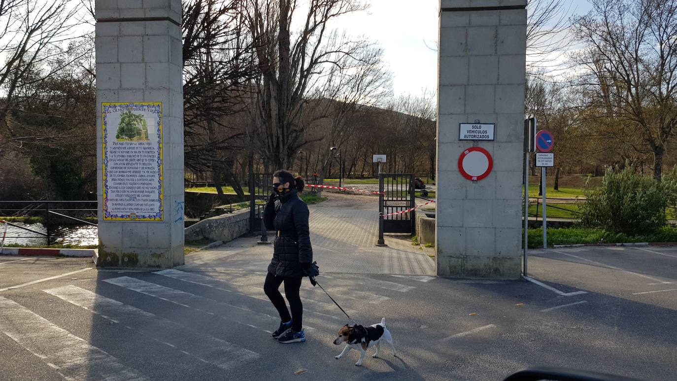 Parques cerrados al público en Plasencia.