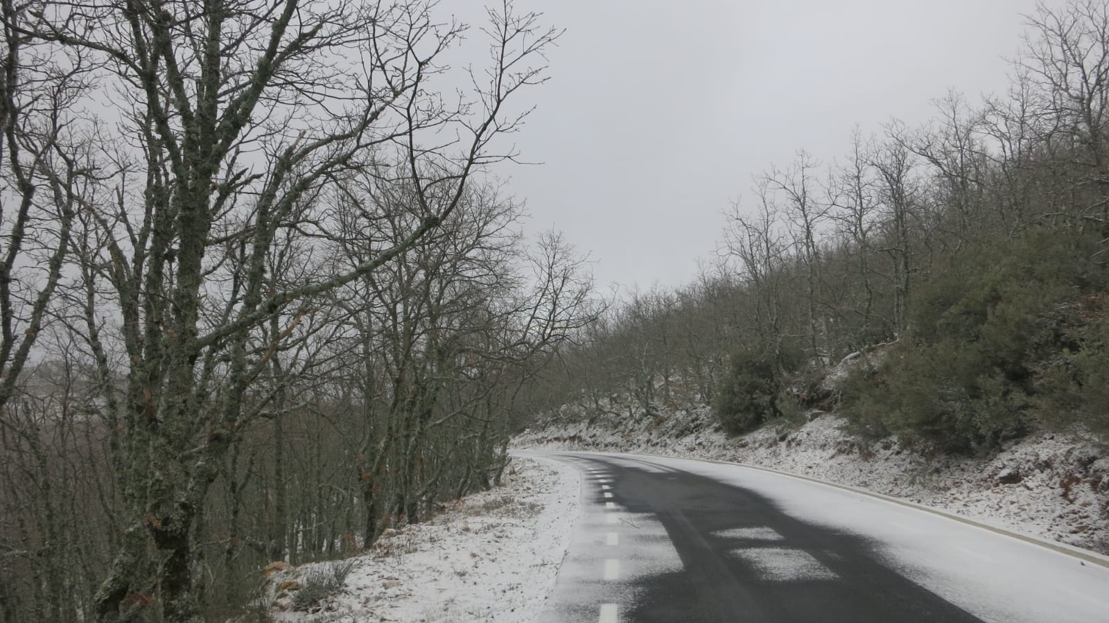 La borrasca Gloria ha dejado bonitas estampas en Las Villuercas