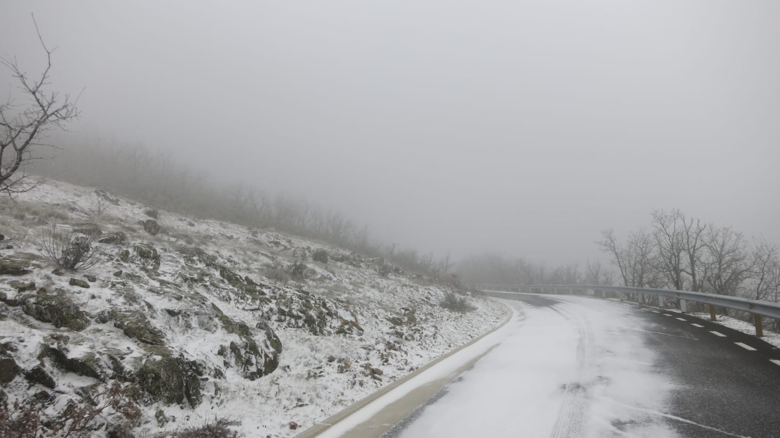 La borrasca Gloria ha dejado bonitas estampas en Las Villuercas