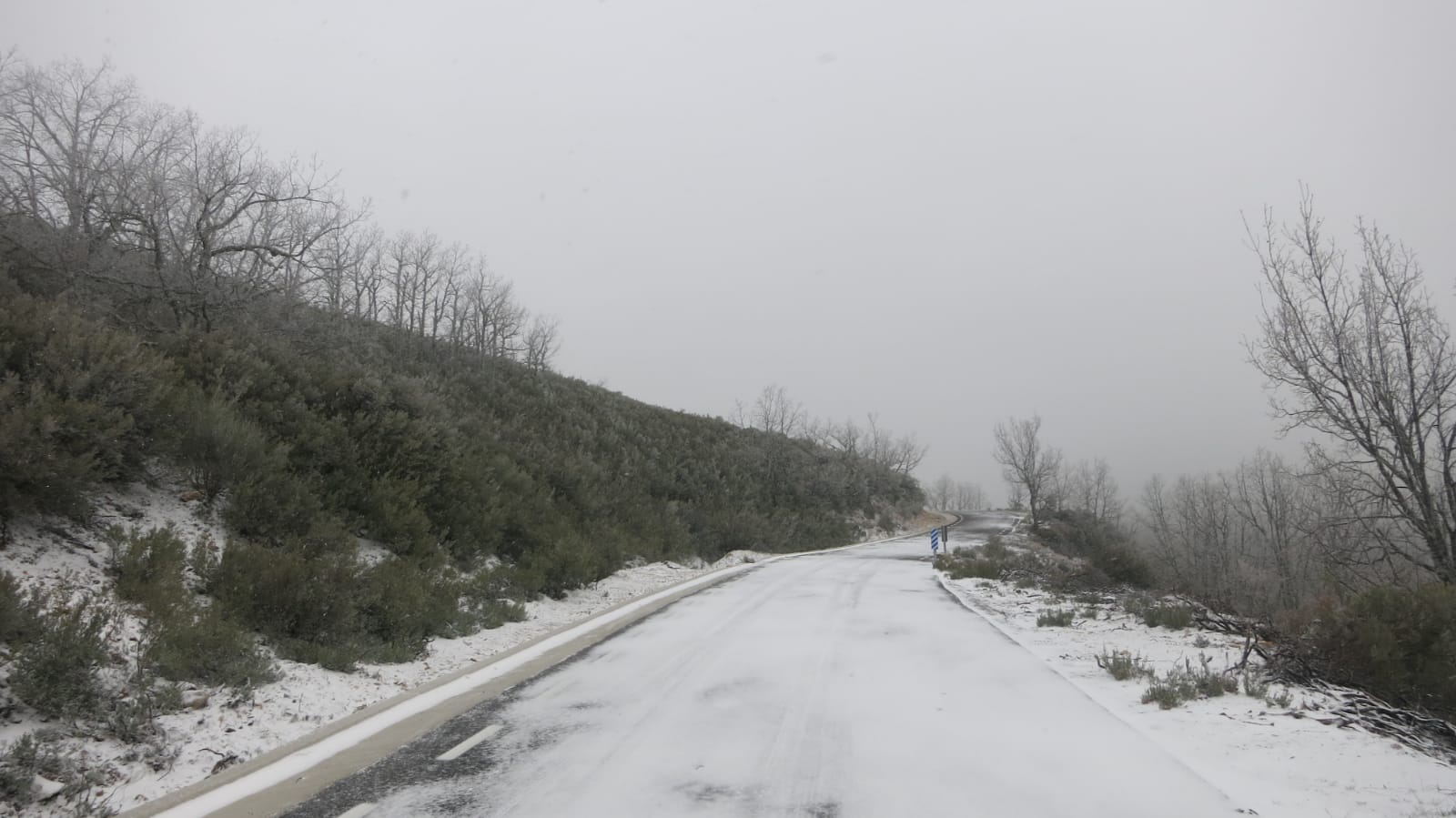 La borrasca Gloria ha dejado bonitas estampas en Las Villuercas