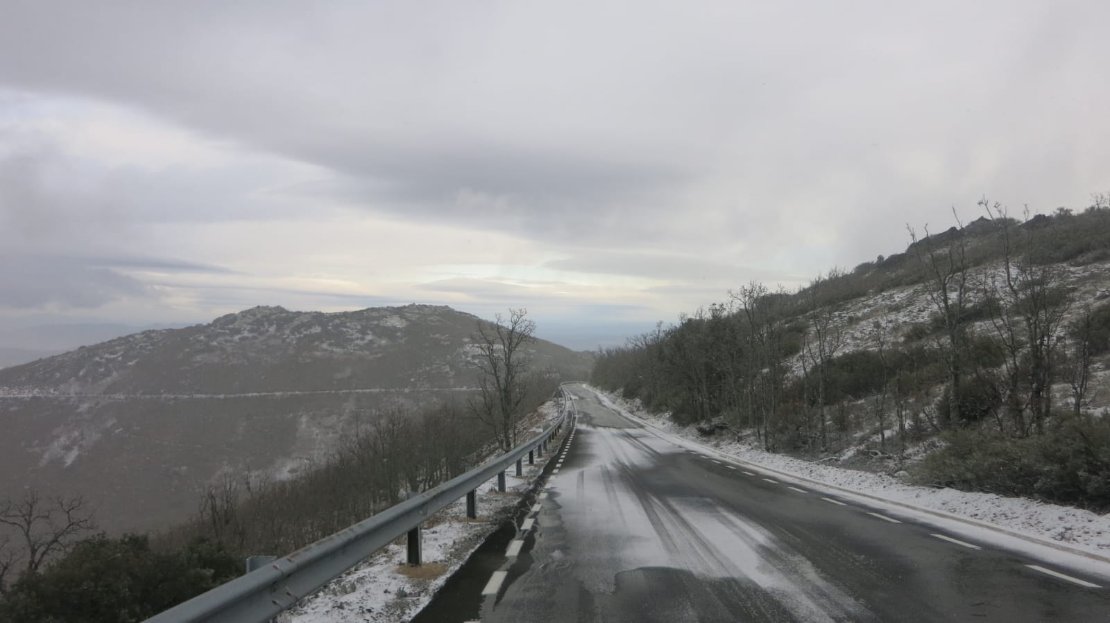 La borrasca Gloria ha dejado bonitas estampas en Las Villuercas