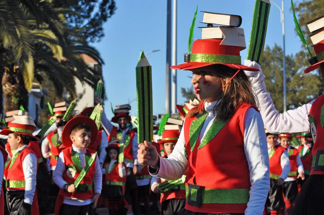 Momento del desfile en una edición anterior del Carnaval. :: e. d.