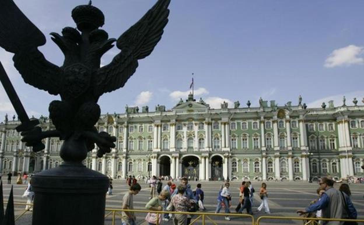 Sede del Hermitage, en San Petersburgo.