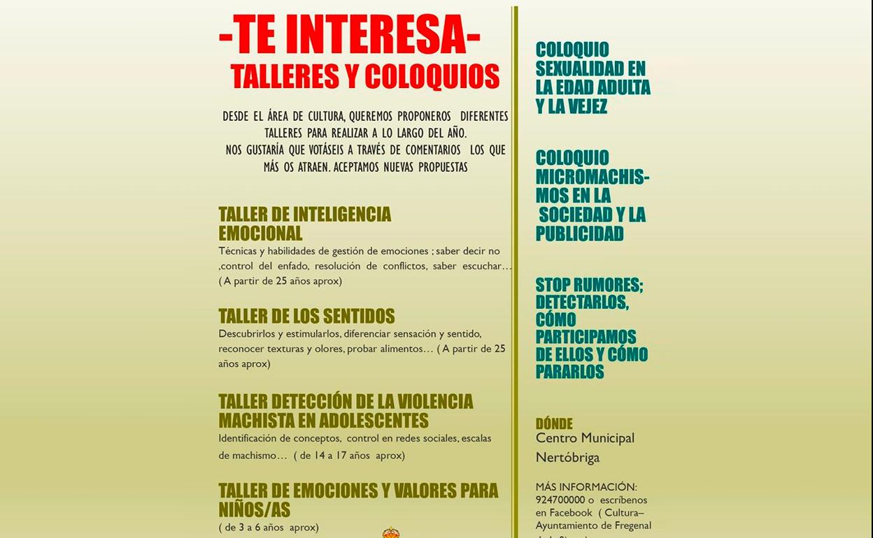 El área de cultura organiza una encuesta en redes