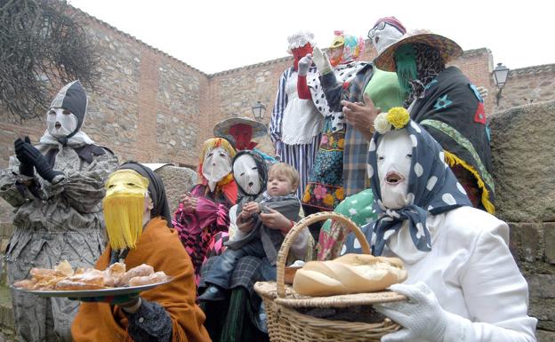 Disfraces en el Carnaval Jurramacho de Montánchez.