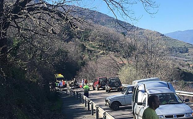 El choque ha tenido lugar en una curva de la CC-11.5