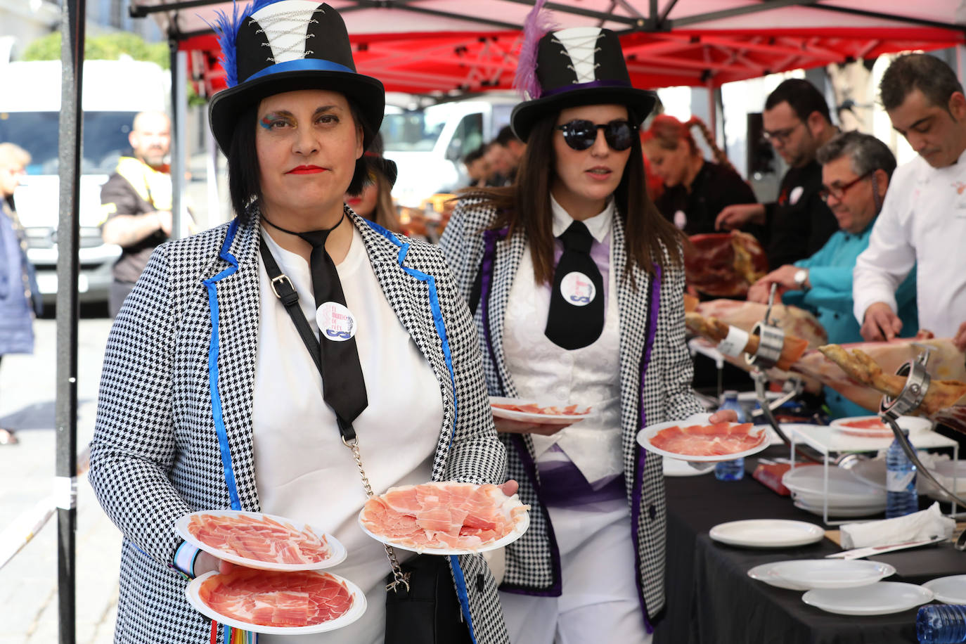 Fotos: Carrera, jamonada y grabanzada en el Carnaval Romano