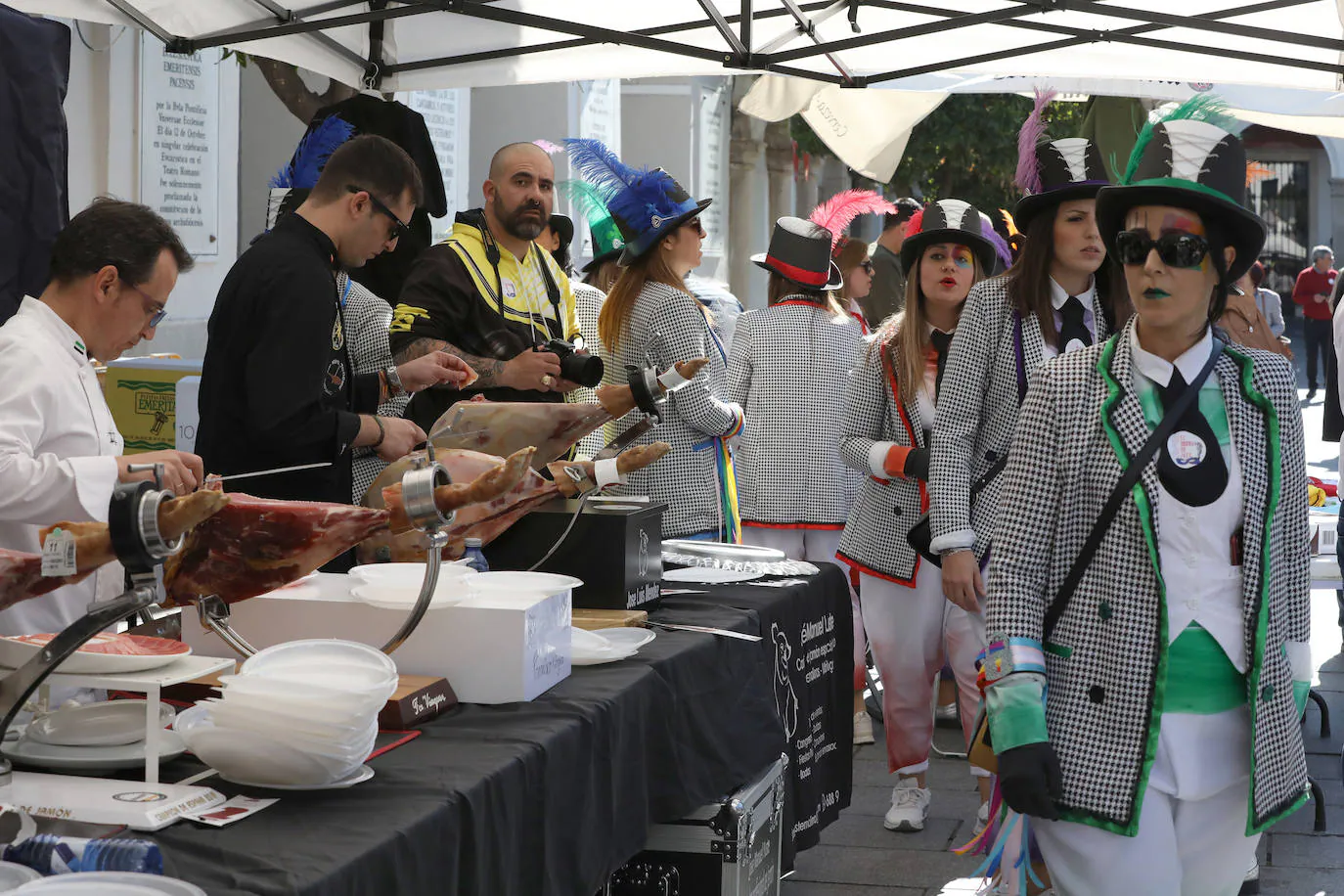 Fotos: Carrera, jamonada y grabanzada en el Carnaval Romano