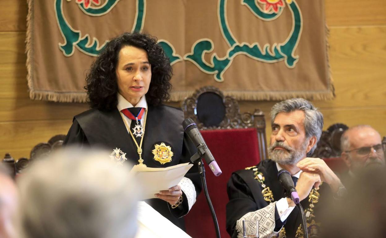 María Félix Tena, presidenta del TSJEx.: HOY