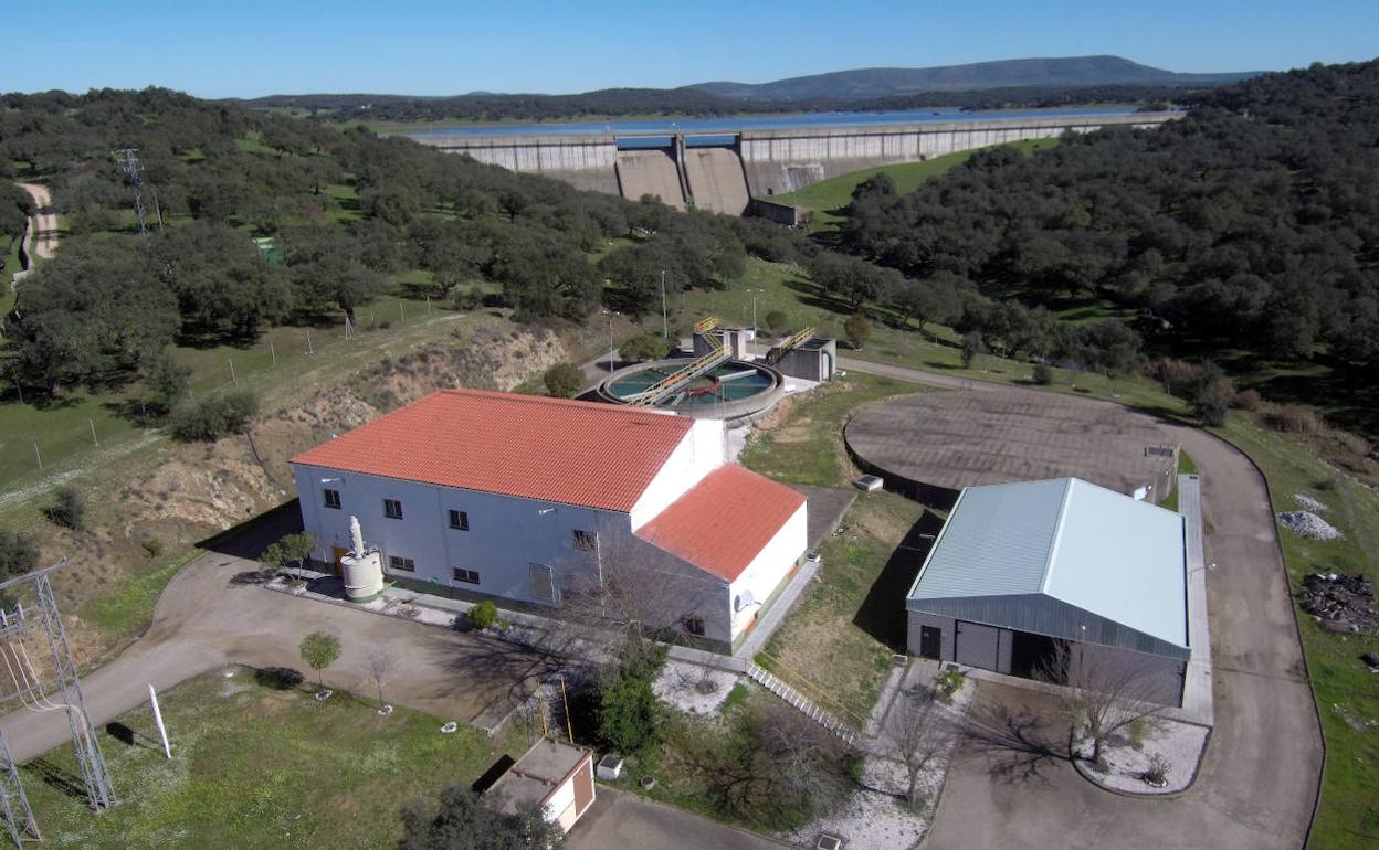 Depuradora del río Alcarrache, donde han invertido 60.000 euros para su modernización. 