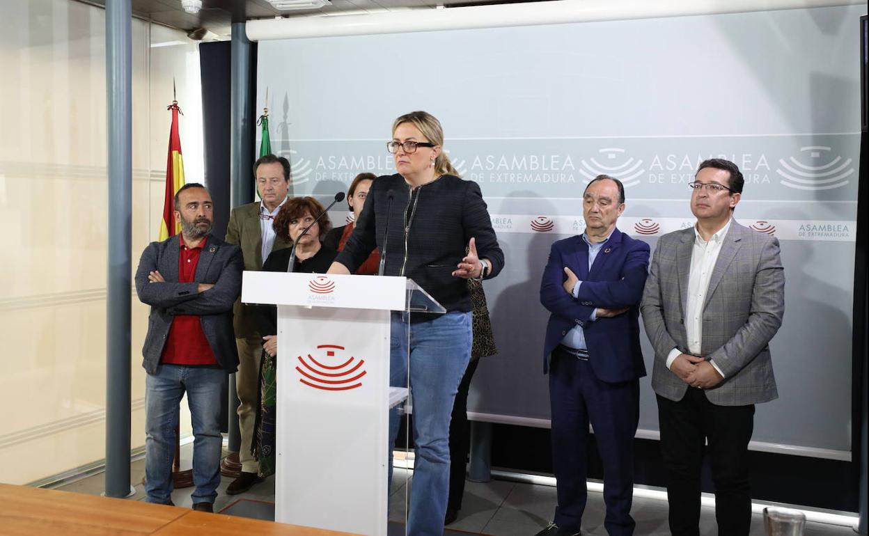 Blanca Martín ha criticado la decisión de Ciudadanos de optar por el teletrabajo.