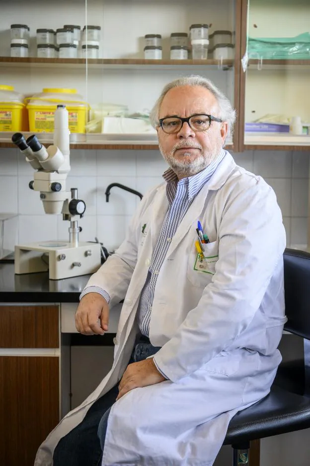 Agustín Muñoz Sanz, en la Universidad. 