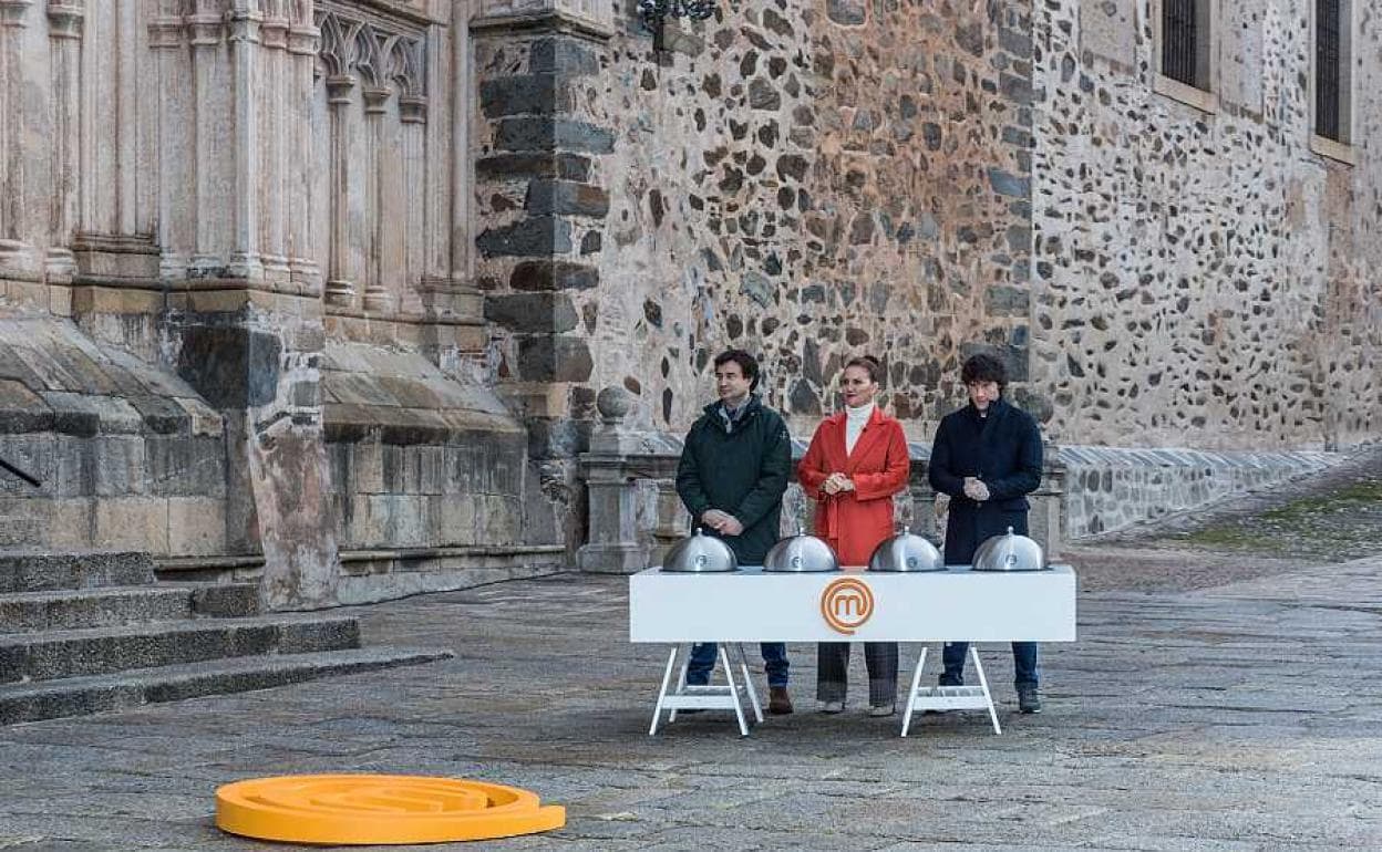 Grabación del programa en Guadalupe.