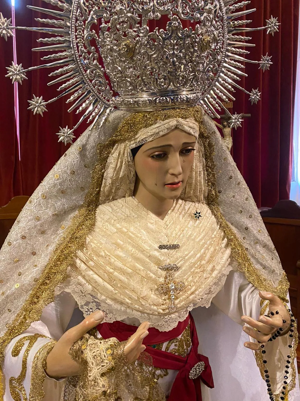 La Virgen del Rosario. 