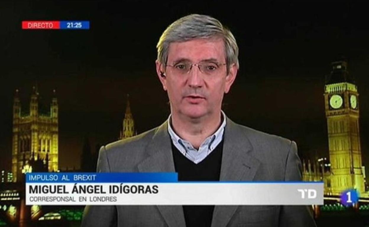 Miguel Ángel Idígoras, hasta ahora corresponsal en Londres de TVE.