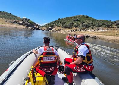 Imagen secundaria 1 - Buceadores especializados se unen a la búsqueda de Rosalía Cáceres, desaparecida en Bohonal de Ibor