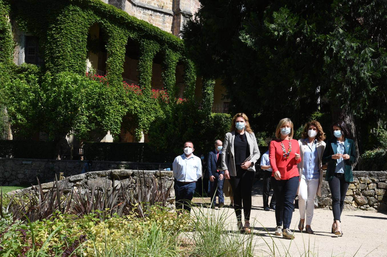 Inauguración de la ampliación de la visita turística en el Monasterio de Yuste 