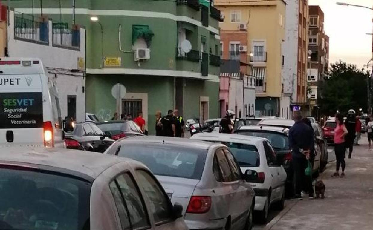 El tiroteo se produjo muy cerca de la avenida Ricardo Carapeto. 