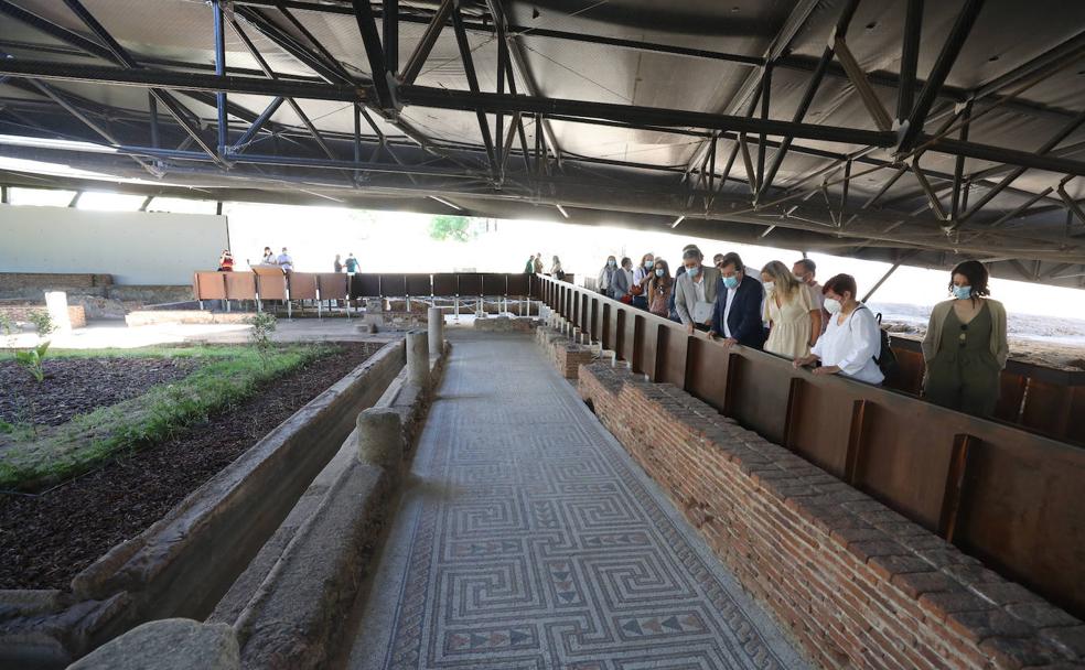 Así es como ha quedado el interior de la Casa del Anfiteatro. 